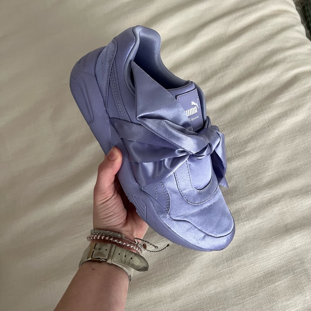 Fenty x Puma Lilac Bow shoes